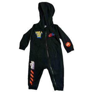 Nike Zip Up Baby one piece 12 months “Have A Nike Day” 90s jumpsuit coverall